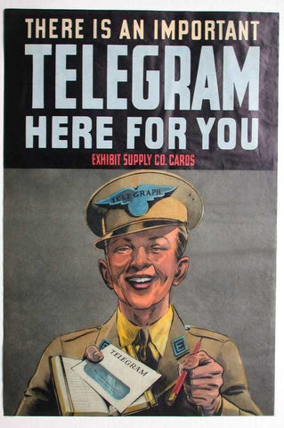 Link to Exhibit Supply Co. There Is An Important Telegram Here For You Print Product