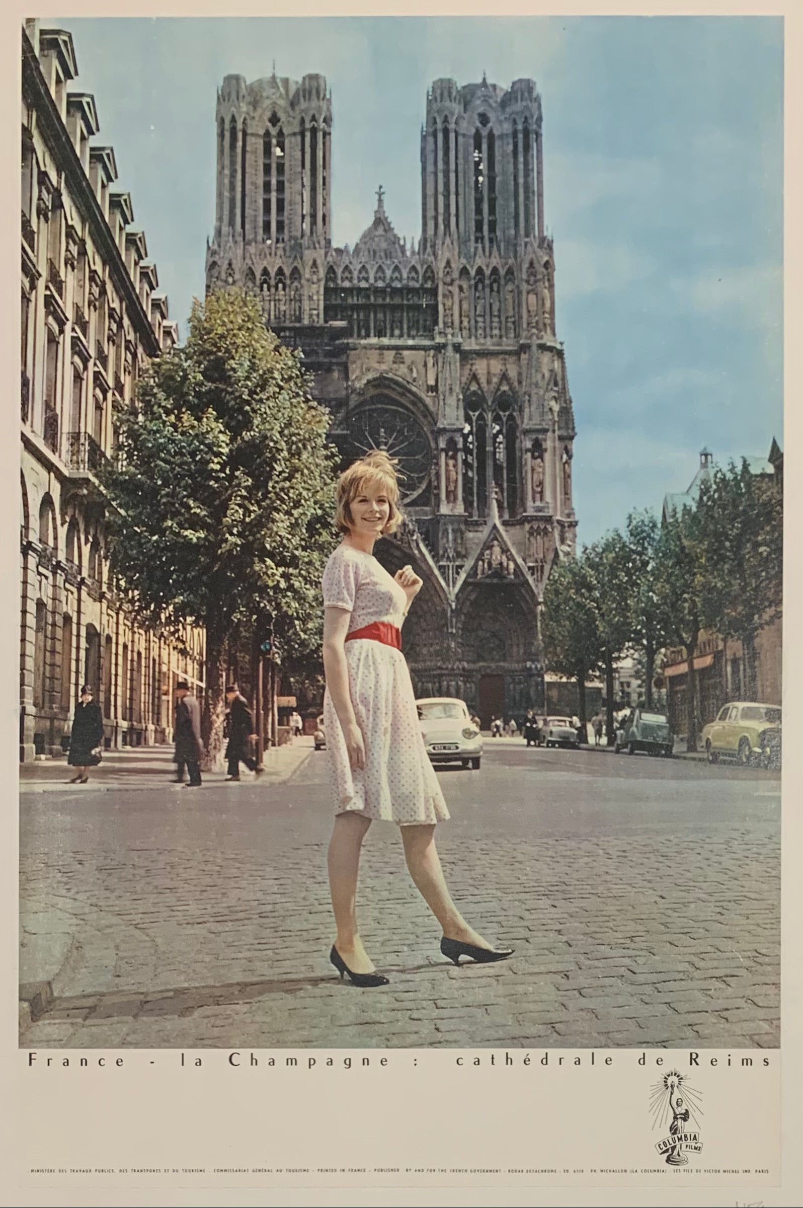 France- La Champagne: Cathedrale de Reims ✓