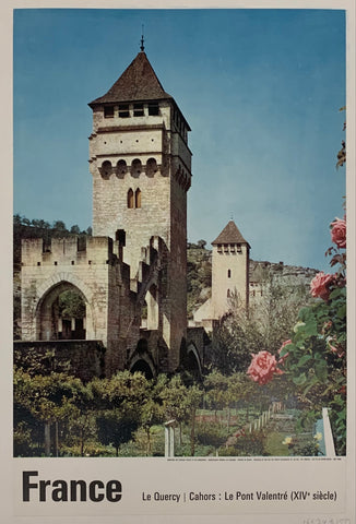 Link to France- Le Quercy Cahors: Le Pont Valentre (XIV Siecle) ✓France, C. 1960 Product