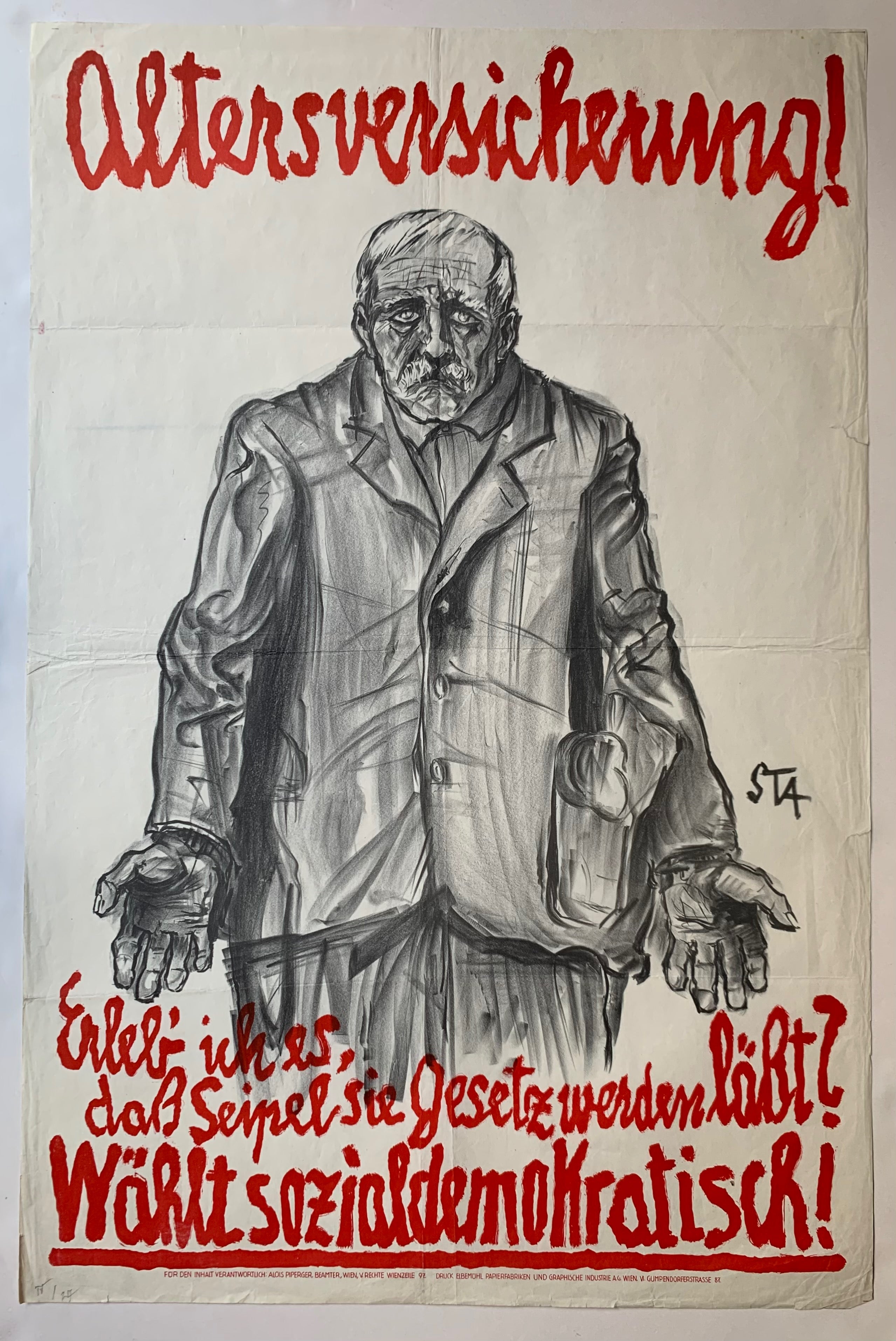 Altersversicherung Poster