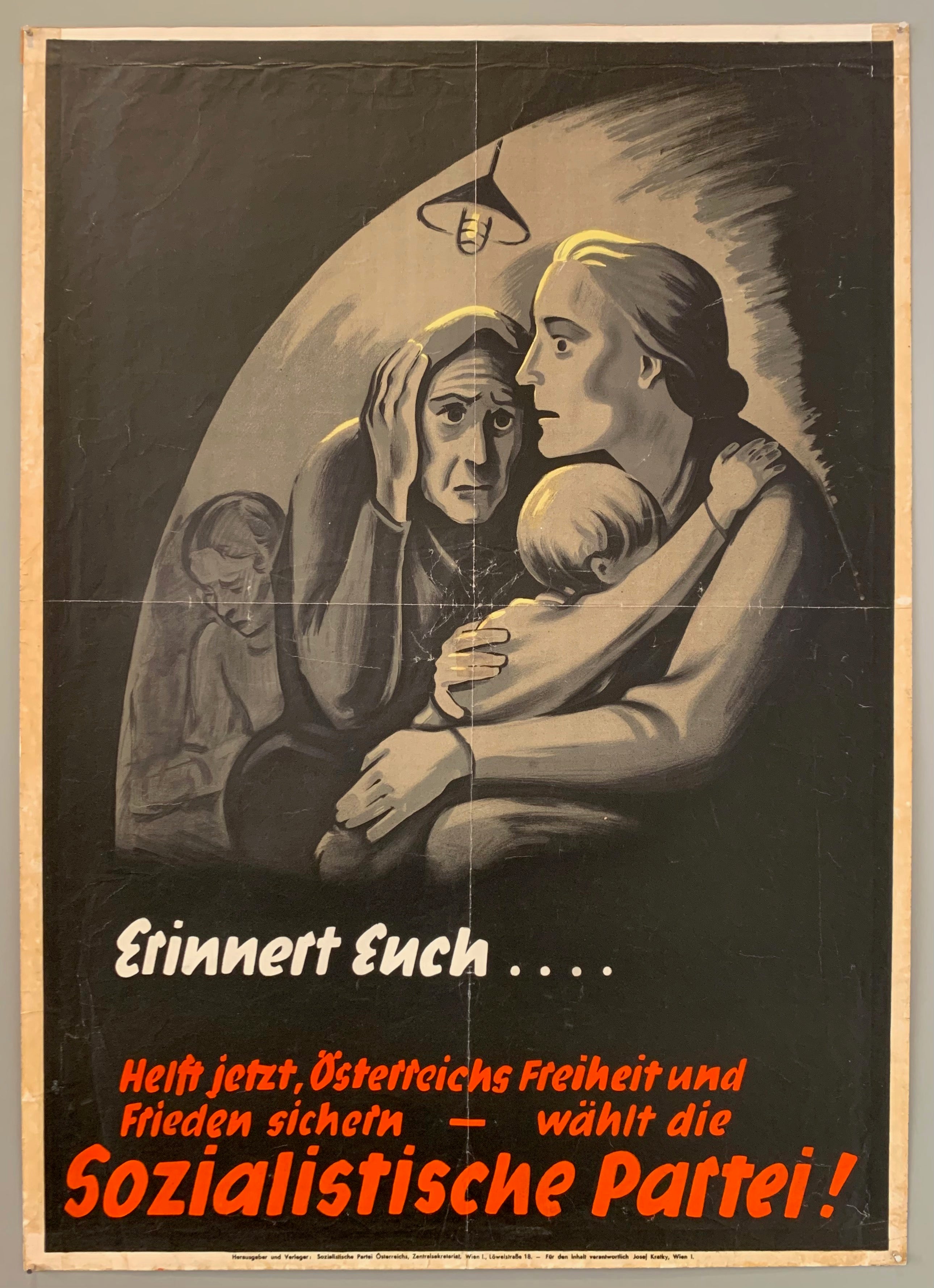 Wählt Die Sozialistische Partei Poster