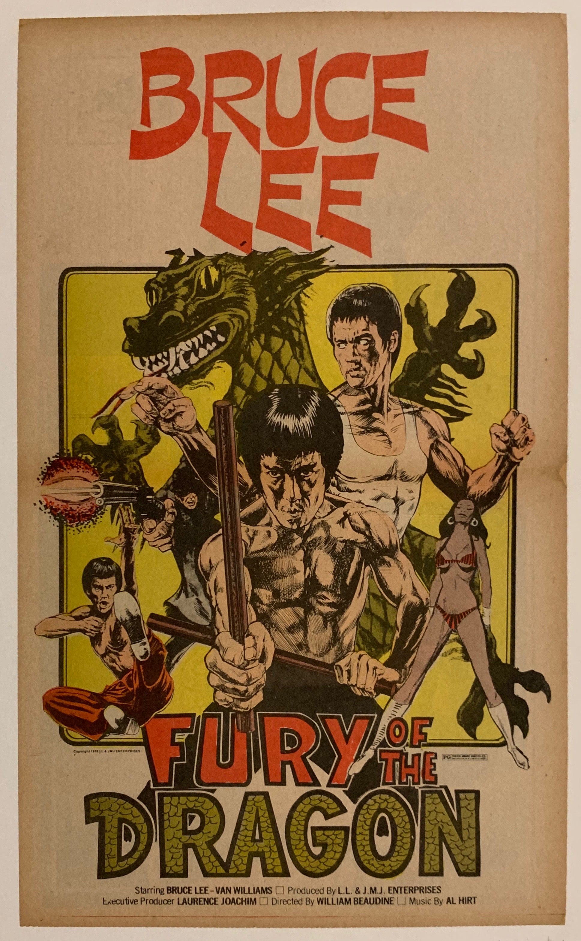 Fury of the Dragon Film Poster
