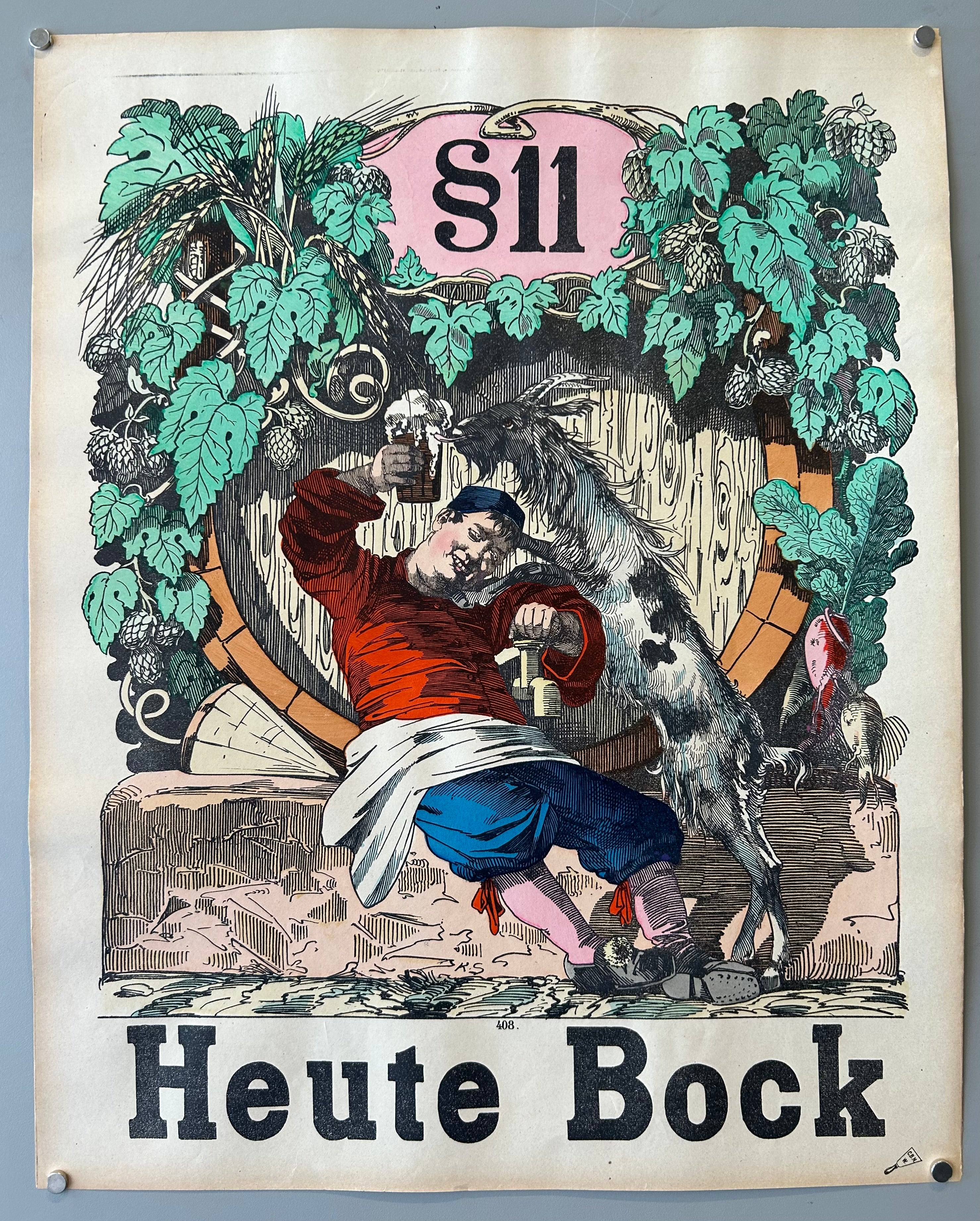 Heute Bock Weissenburg Lithograph #32