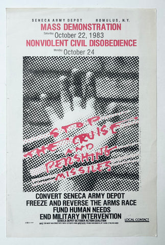 Link to Mass Demonstration and Nonviolent Civil Disobedience PosterUSA, 1983 Product