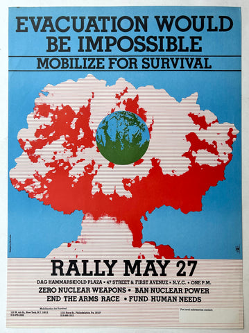Link to  Evacuation Would Be Impossible PosterUSA, c. 1980s  Product