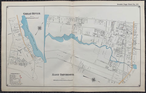 Link to Long Island Index Map No.2 - Plate 36 Great River East PatchogueLong Island, C. 1915 Product