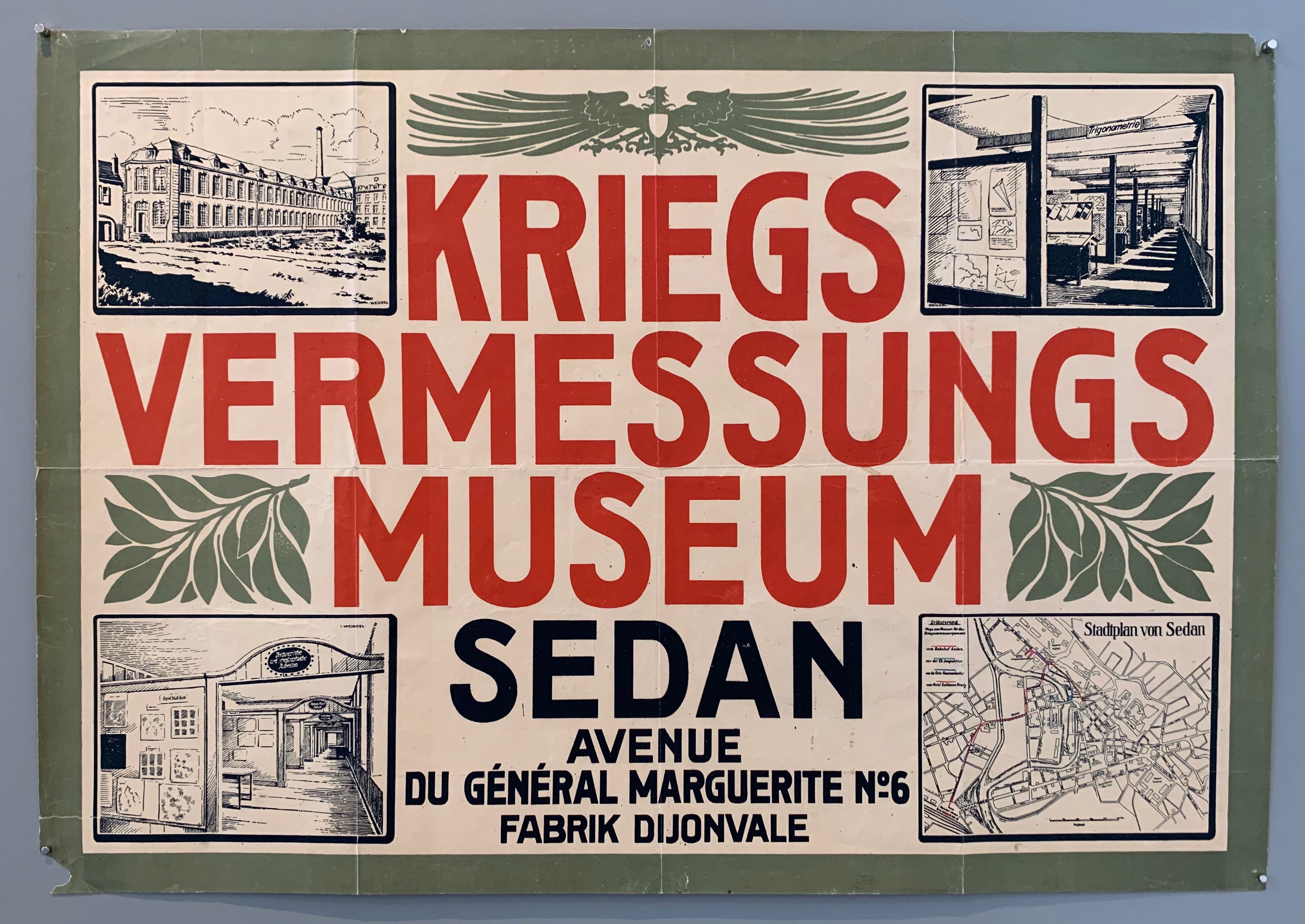 Kriegs Vermessungs Museum Poster