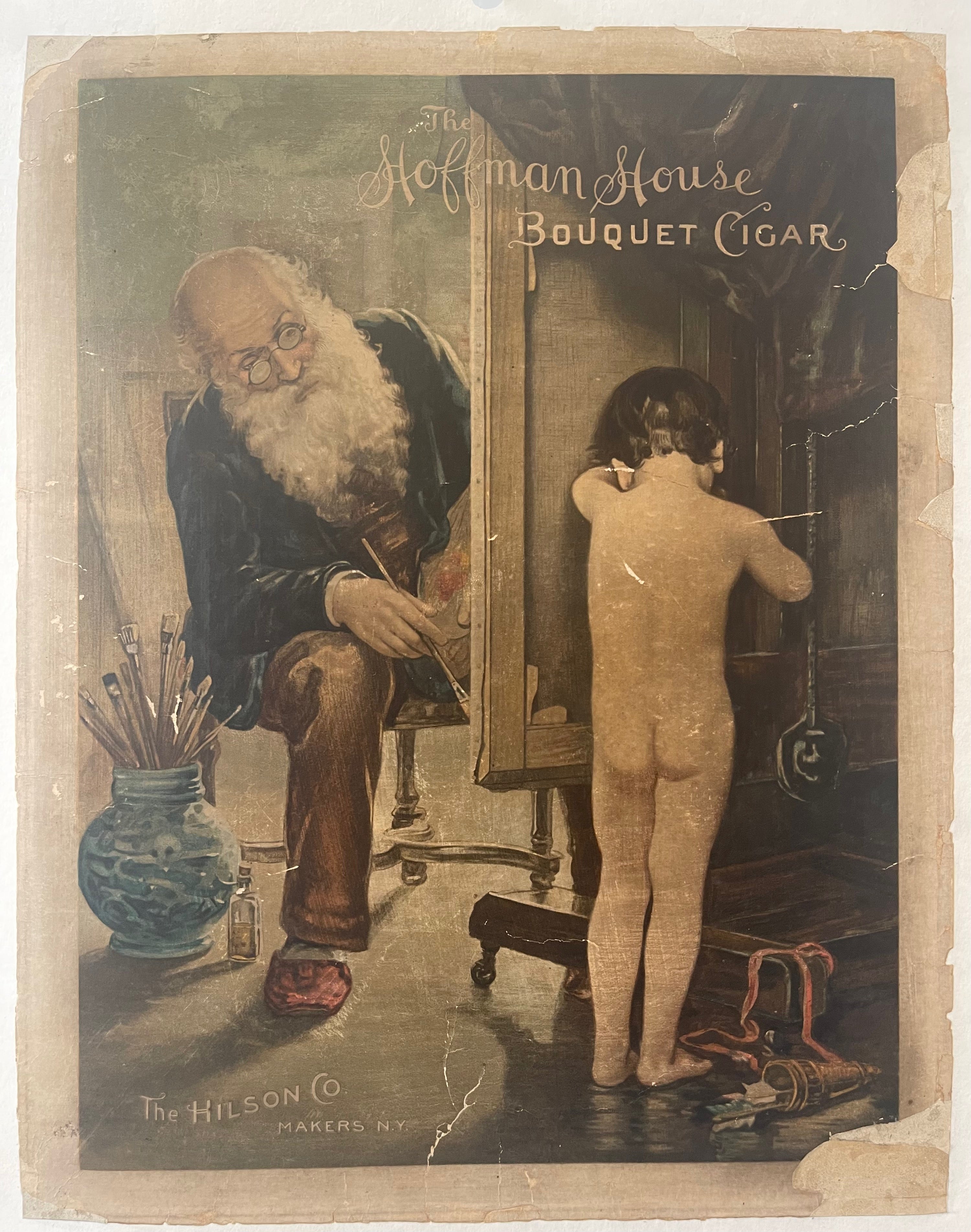 The Hoffman House Bouquet Cigar Poster