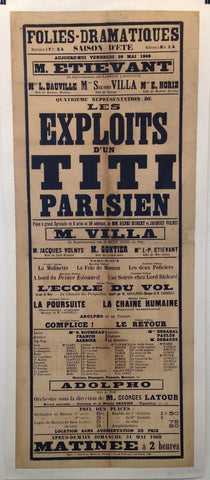 Link to Quatrième Représentation de Les Exploits D'un Titi Parisien1905 Product