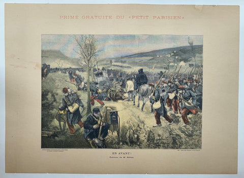Link to Prime Gratuite du "Petit Parisien" En Avant!France, C. 1914 Product