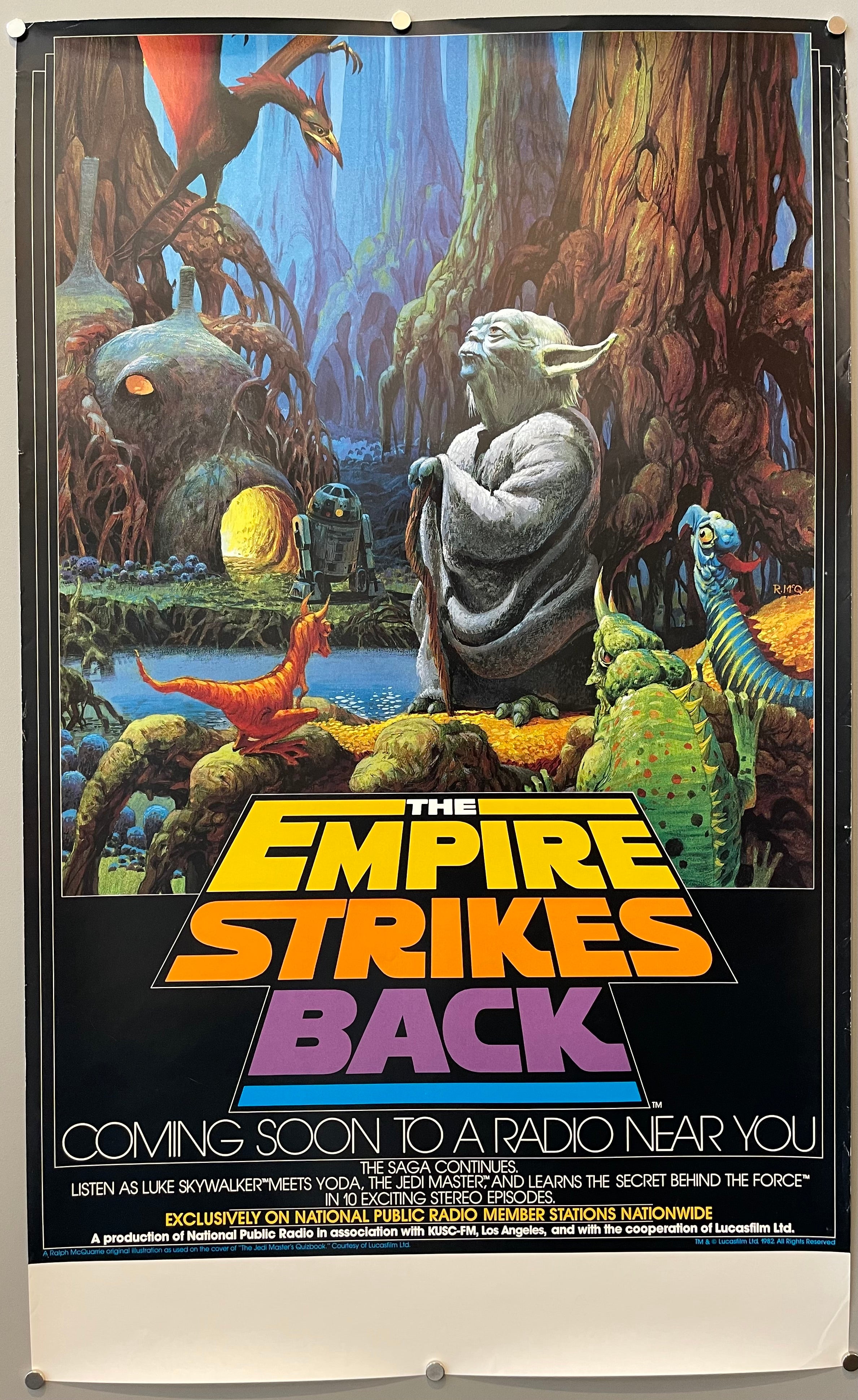 The Empire Strikes Poster Soon You Poster Near Coming – Radio Museum a to Back