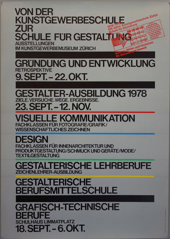 Link to Von der Kunstgewerbeschule Zur Schule Fur GestaltungSwitzerland, 1978 Product