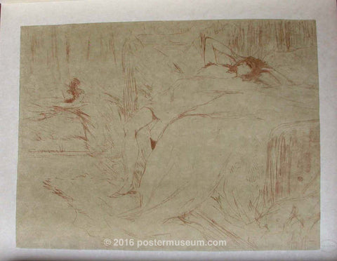 Link to Stretched Across bed (Elles Series)Henri Toulouse-Lautrec Product