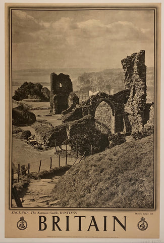 Link to Britain – England, Hastings Norman Castle✓Great Britain c. 1950 Product