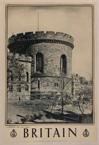 Link to Britain: "Carlisle - The Court Houses"✓Great Britain, C. 1950 Product