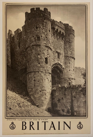 Link to Britain: "England - Carisbrooke Castle, Isle of Wight"✓Great Britain, C. 1950 Product