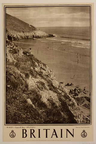 Link to Britain: "Wales - Caswell Bay, Swansea"✓Great Britain, C. 1950 Product