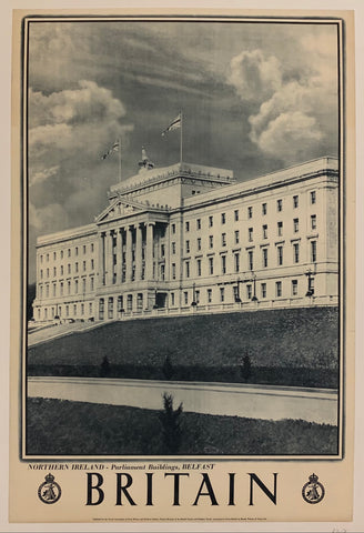 Link to Britain: Northern Ireland- Parliament Buildings, Belfast ✓United Kingdom, c. 1960 Product