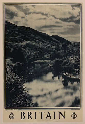 Link to Britain: "Scotland - River Aylort"✓Great Britain, C. 1950 Product