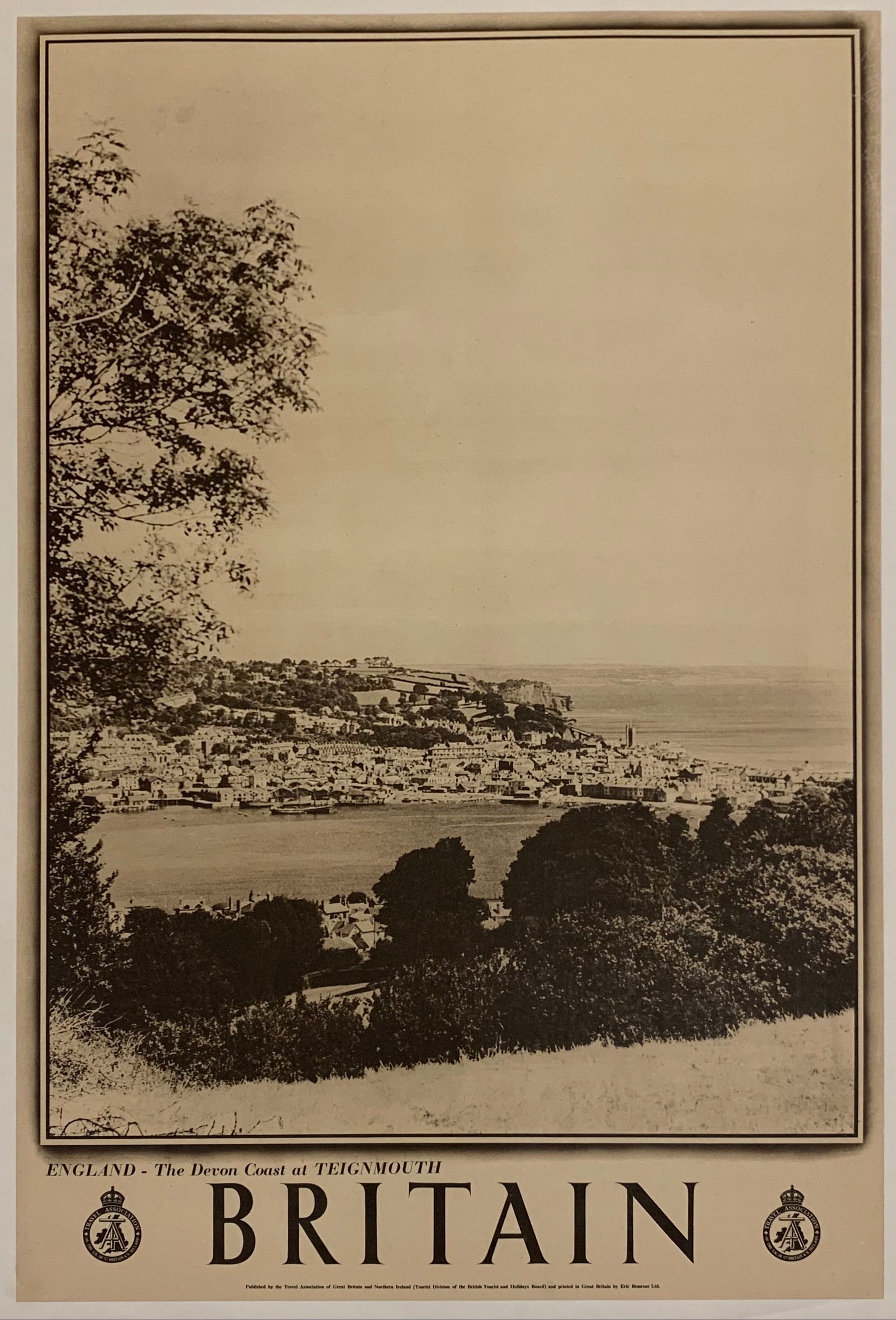 Britain: "England - The Devon Coast at Teignmouth"✓