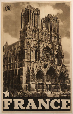 Link to  Reimes La Cathedrale Poster ✓France, c. 1950  Product