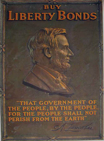 Link to Buy Liberty Bonds, "That Government of the People, By the People..." Product