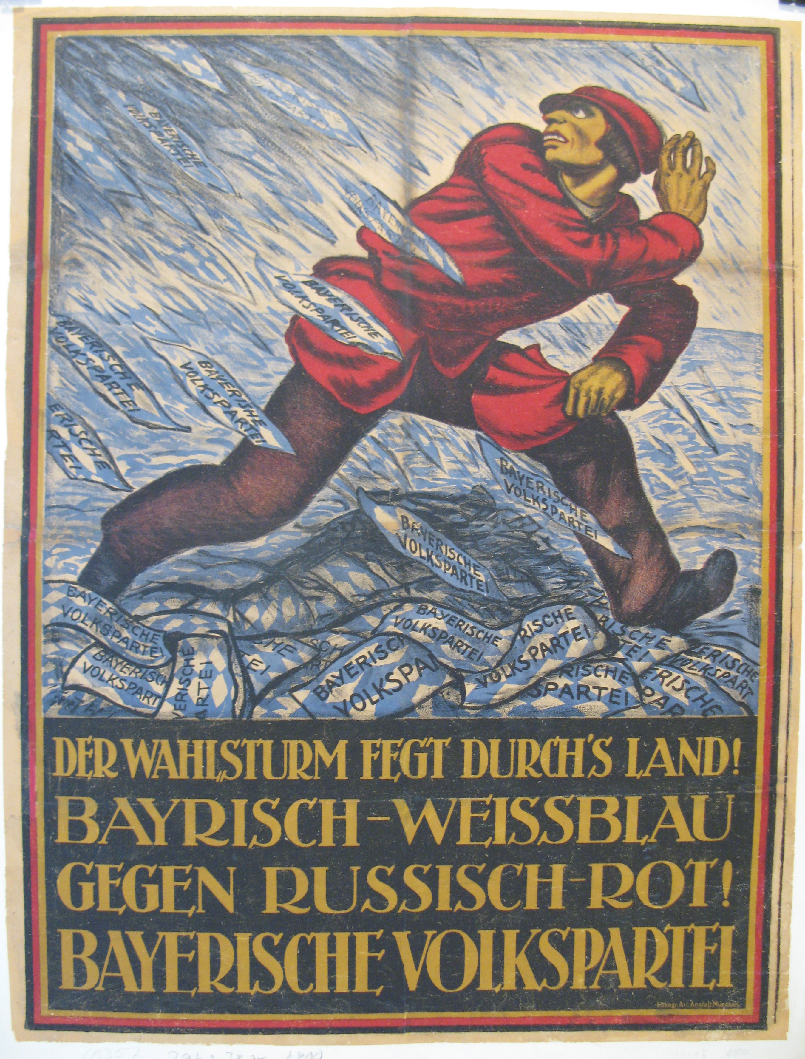 Der Wahisturm Fegt Durch's Iand!