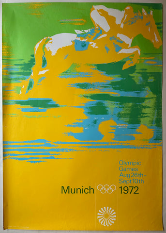 Link to Munich 1972 Olympic Games Equestrian PosterGermany, 1970 Product