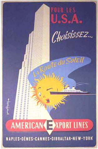 Link to  Pour Les U.S.A -  American Export LinesGeorge Renevey  Product