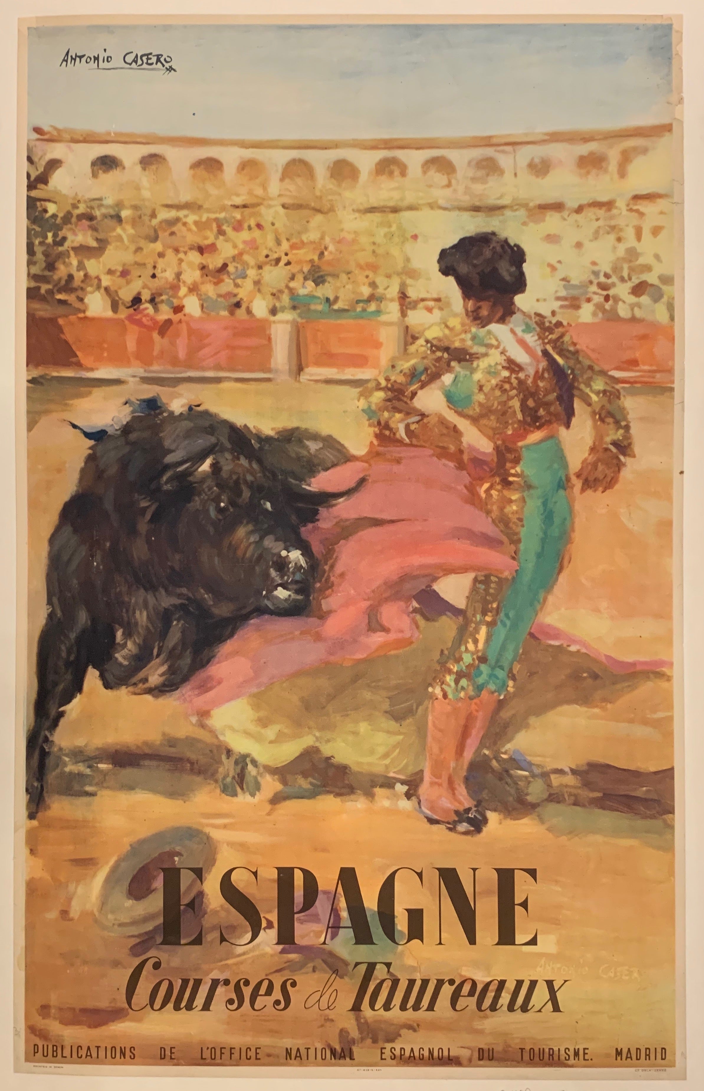 Courses de Taureaux Poster ✓