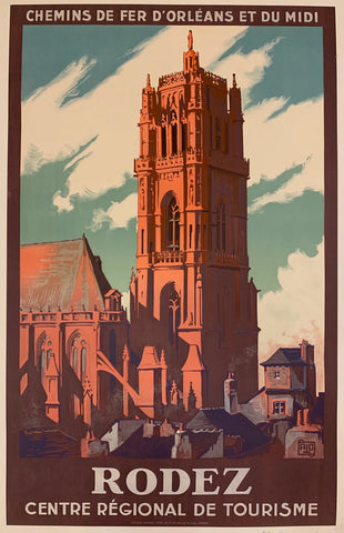 Link to  Rodez Centre Regional De Tourisme ✓France, 1930  Product