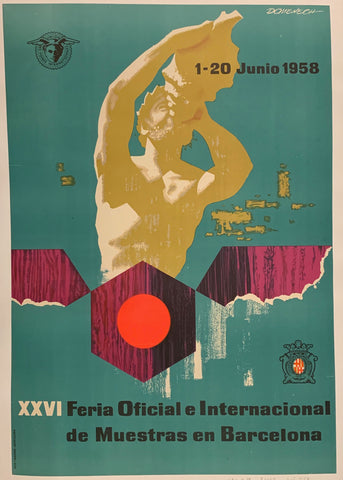 Link to  XXVI Feria Oficial e Internacional de Muestras Poster ✓Spain, c. 1958  Product