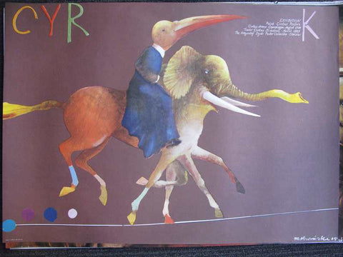 Link to  CYRK Bird Riding Elephant Creature ✓M. Nowinski  Product
