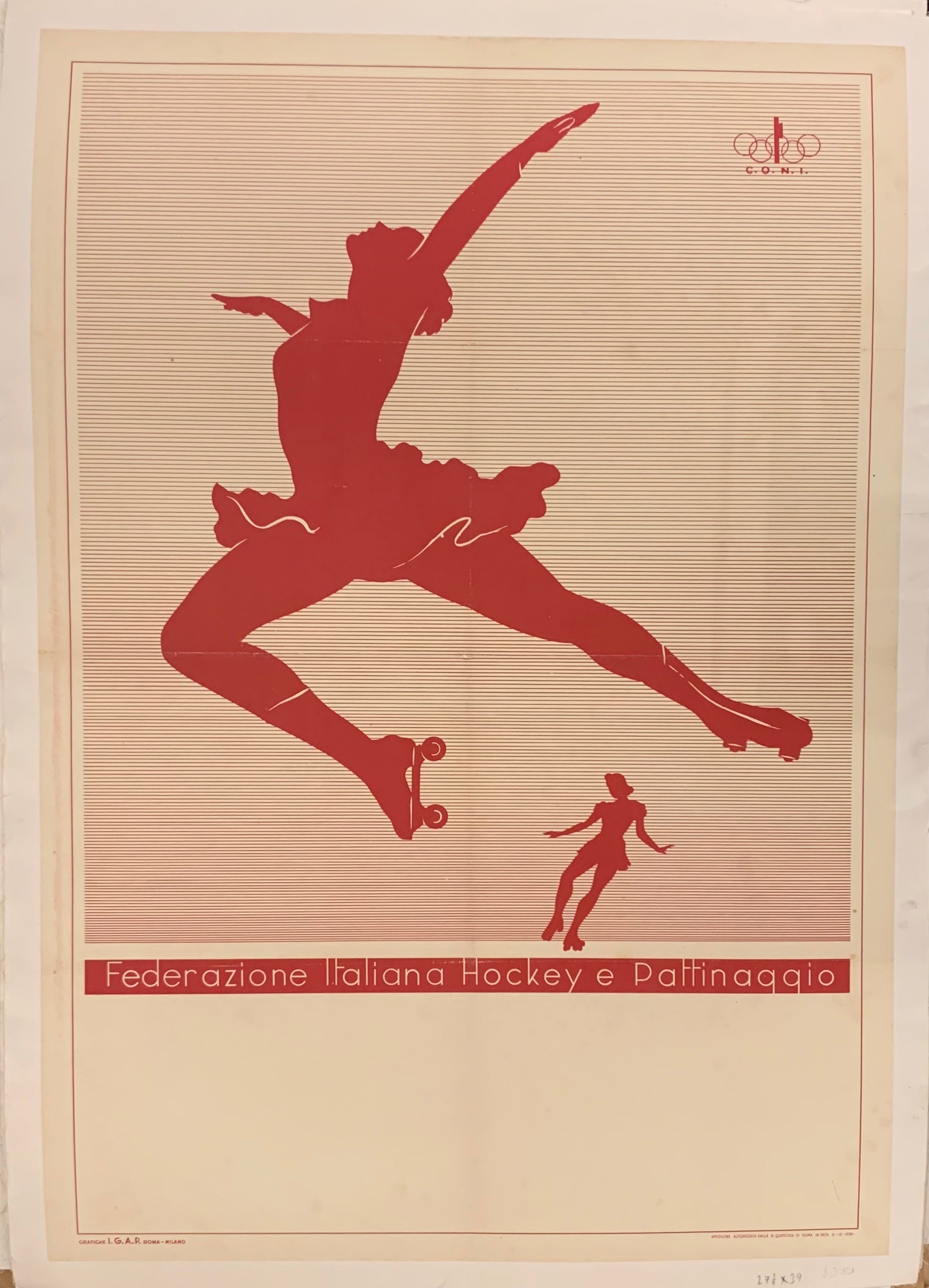 Federazione Italiana Hockey e Pattinaggio Poster ✓