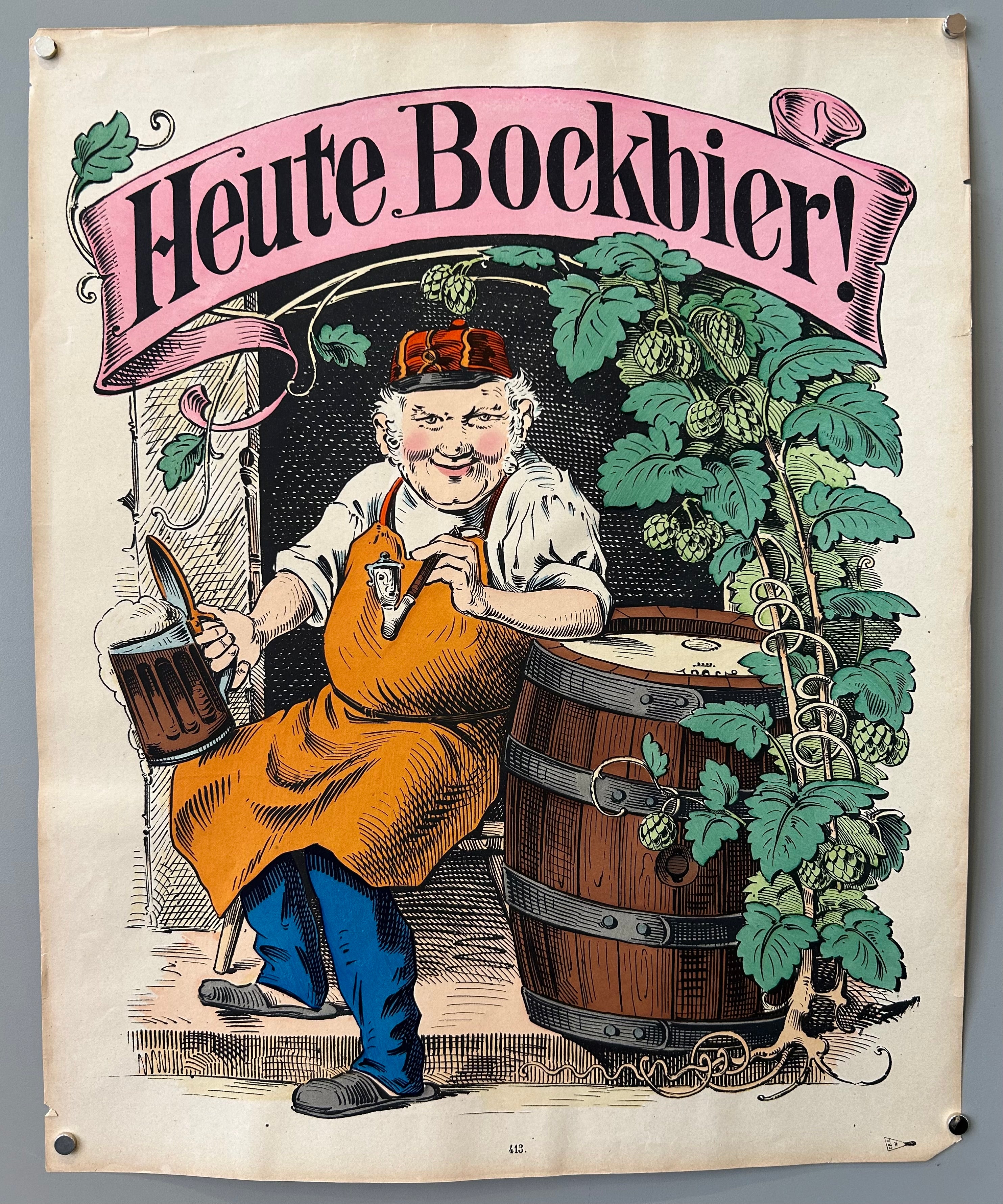 Heute Bockbier Weissenburg Lithograph #31