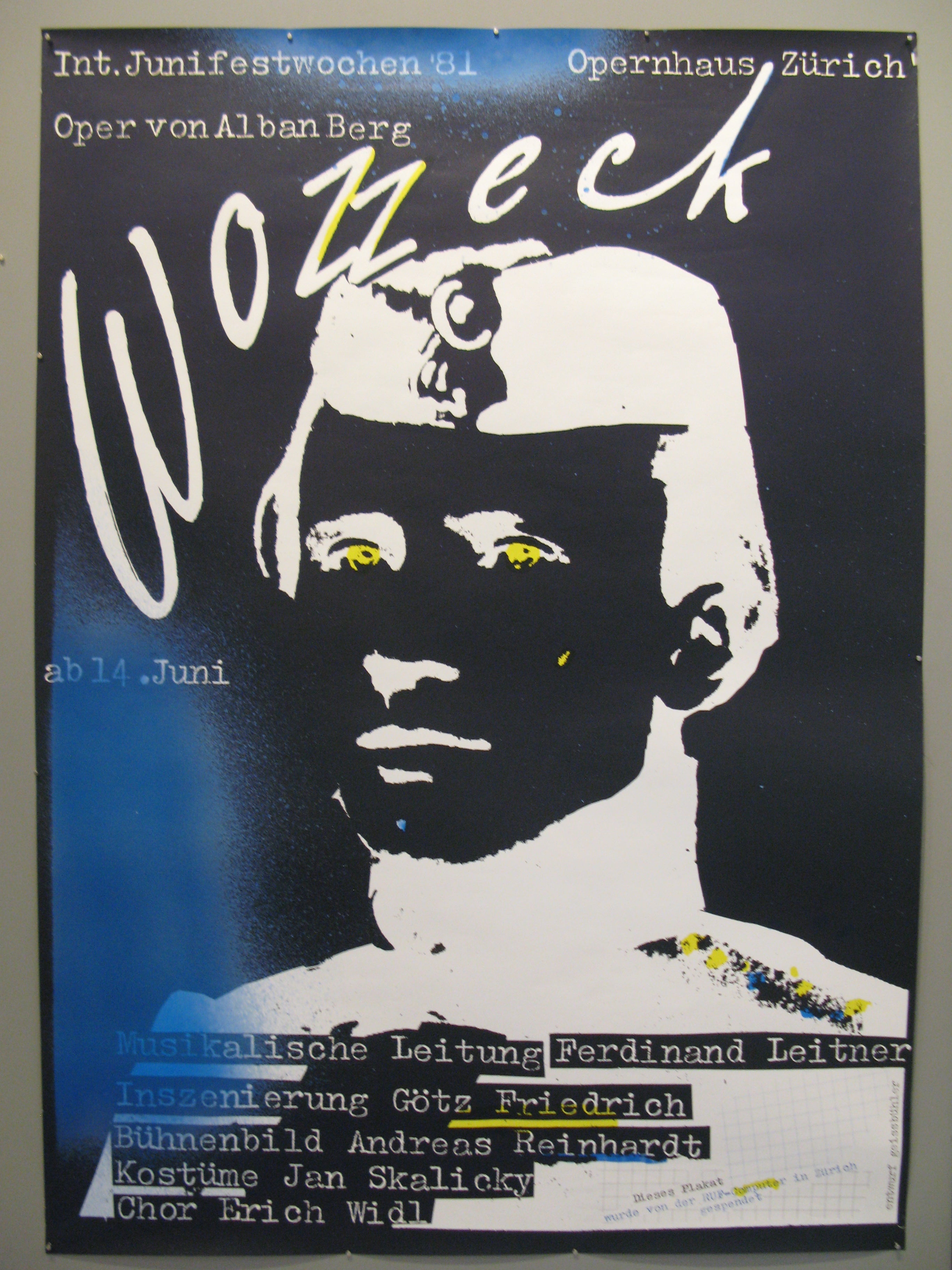 Wozzeck Swiss Poster
