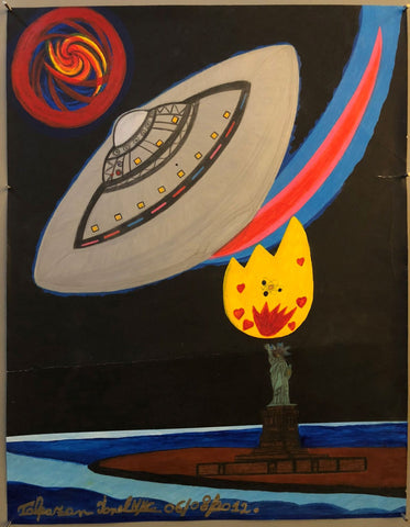 Link to Ionel Talpazan - UFO flying close to Statue of LibertyNew York, USA - 2012 Product