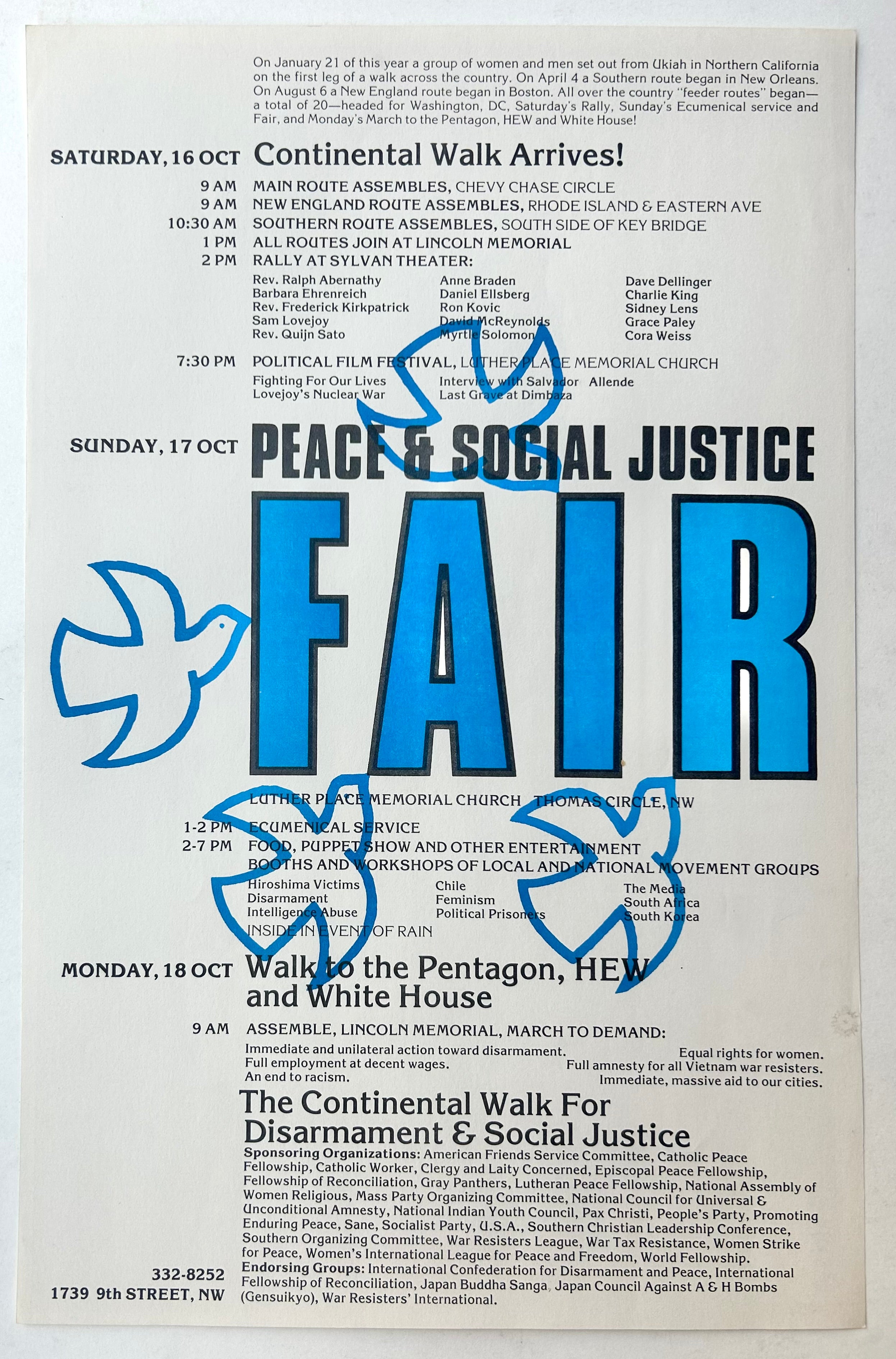 Peace & Social Justice Fair Poster
