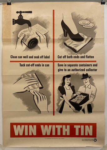 Link to  Win With Tin WWII PosterU.S.A., c. 1940s  Product