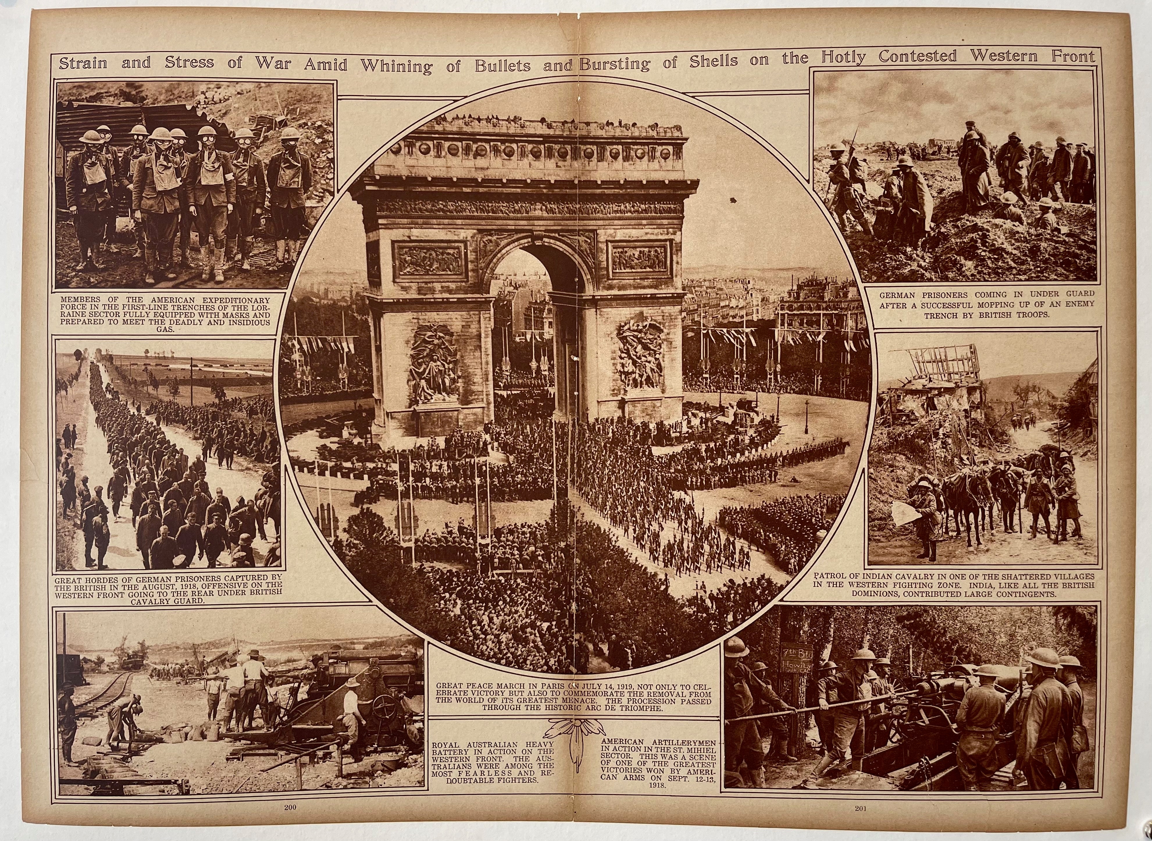 Strain and Stress of War Rotogravure