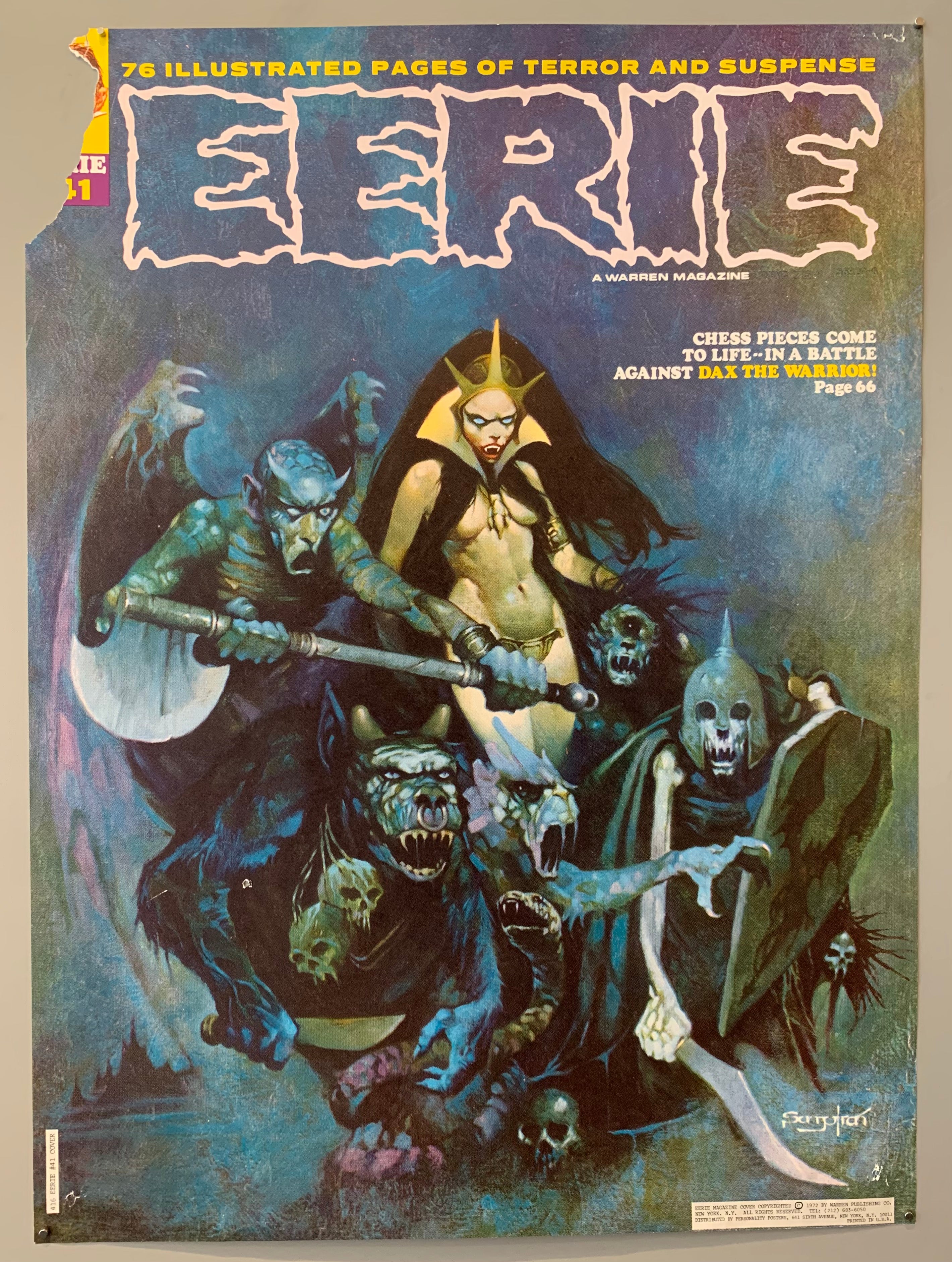 Eerie Magazine #41 Cover
