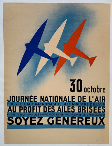 Link to  Journee Nationale De L'air Au Profit Des Ailes Brisees Soyez GenereuxFrance, C. 1935  Product