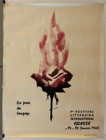 Link to  2nd International Grasse Literary Festival PosterMonaco, 1965  Product
