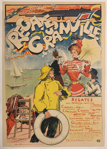 Link to  Regates de Granville PosterFrance, c. 1900  Product