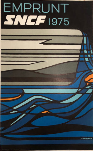 Link to  Emprunt SNCF PosterFrance, 1975  Product