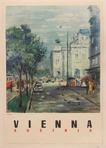 Link to  Vienna Travel Poster ✓Austria, c. 1950  Product