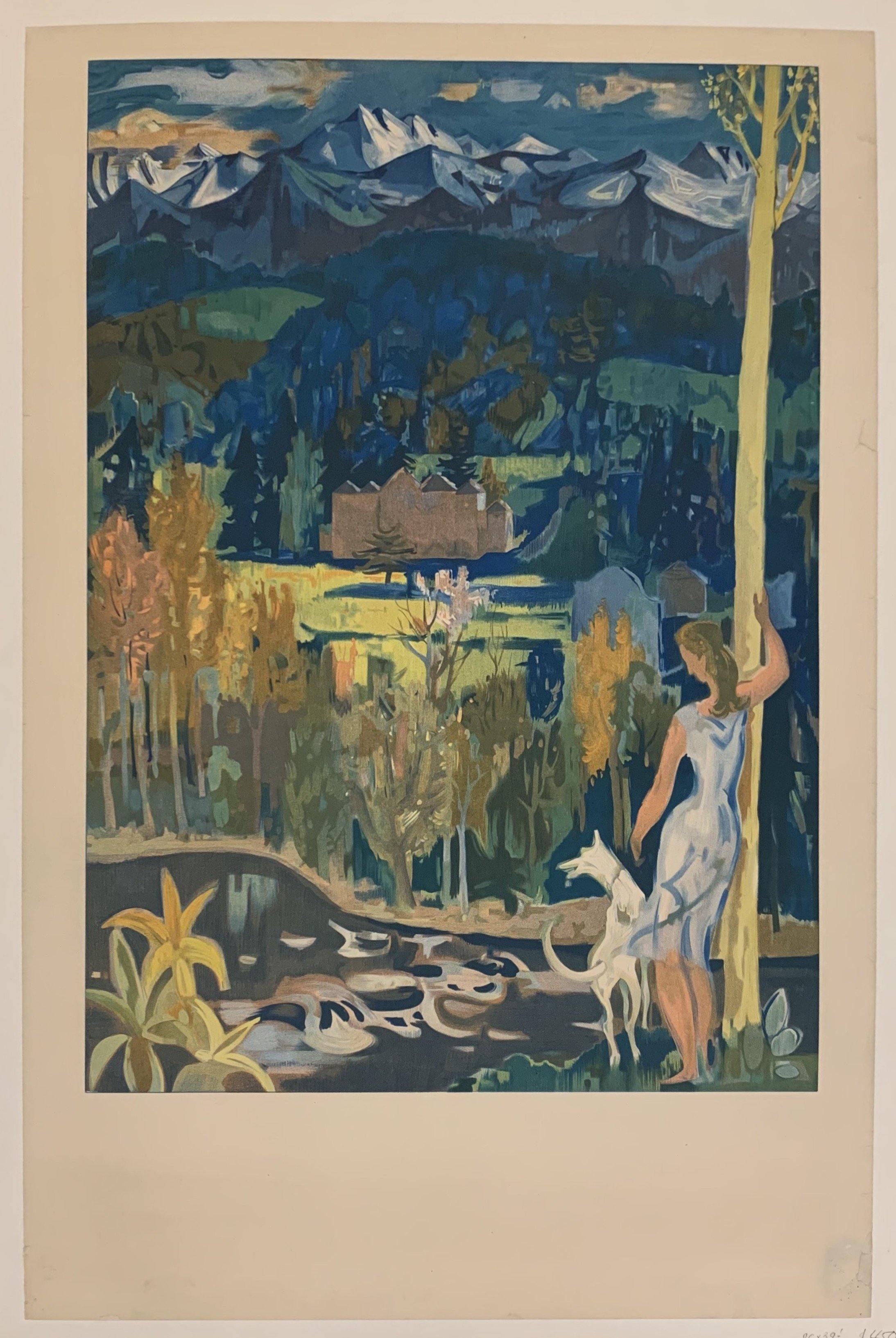 Pyrenees Travel Poster - Poster Museum