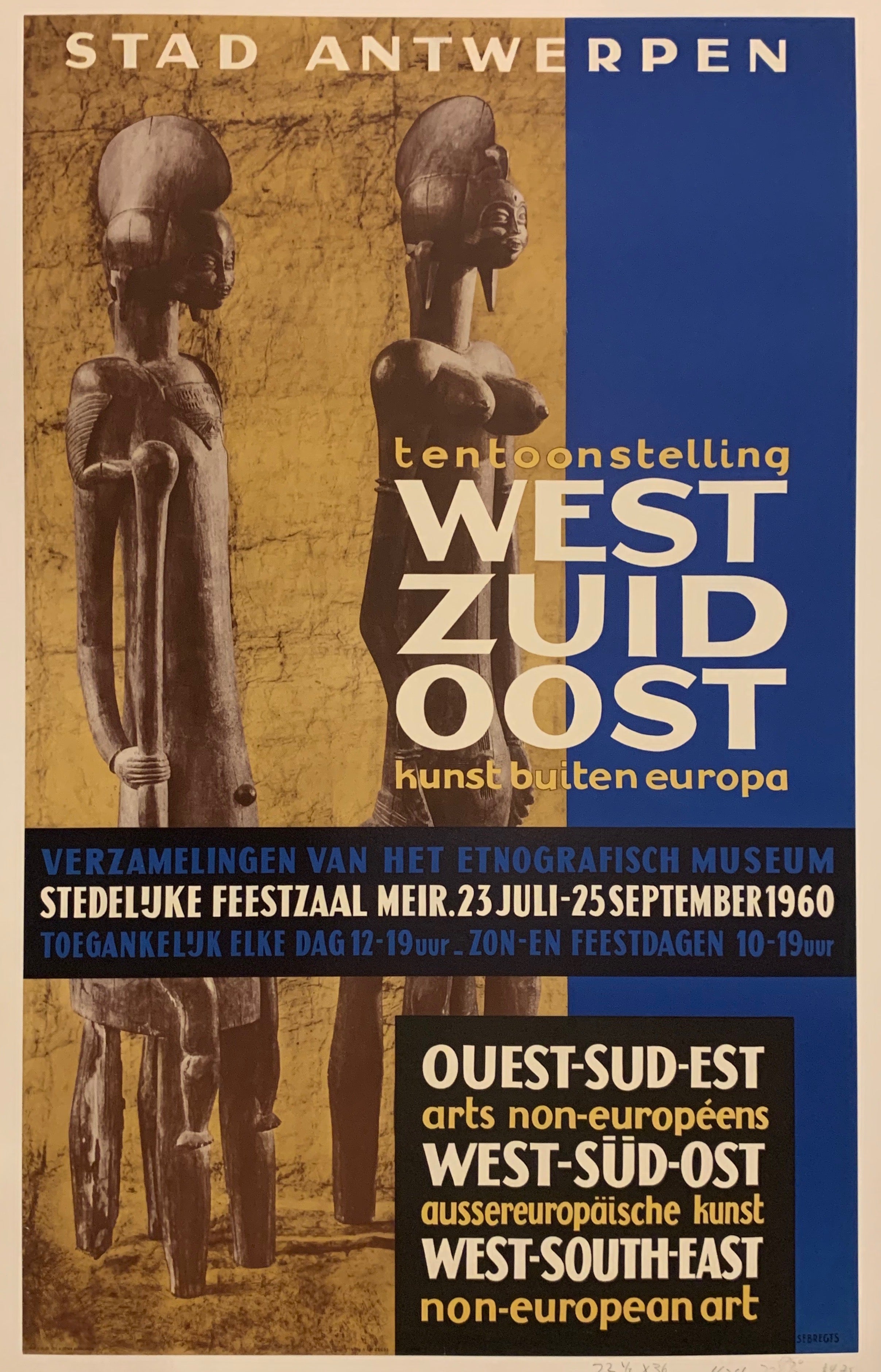 Tentoonstelling West Zuid Oost Poster ✓