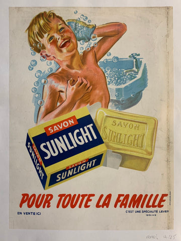 Link to  Savon Sunlight PosterFrance, c. 1950  Product