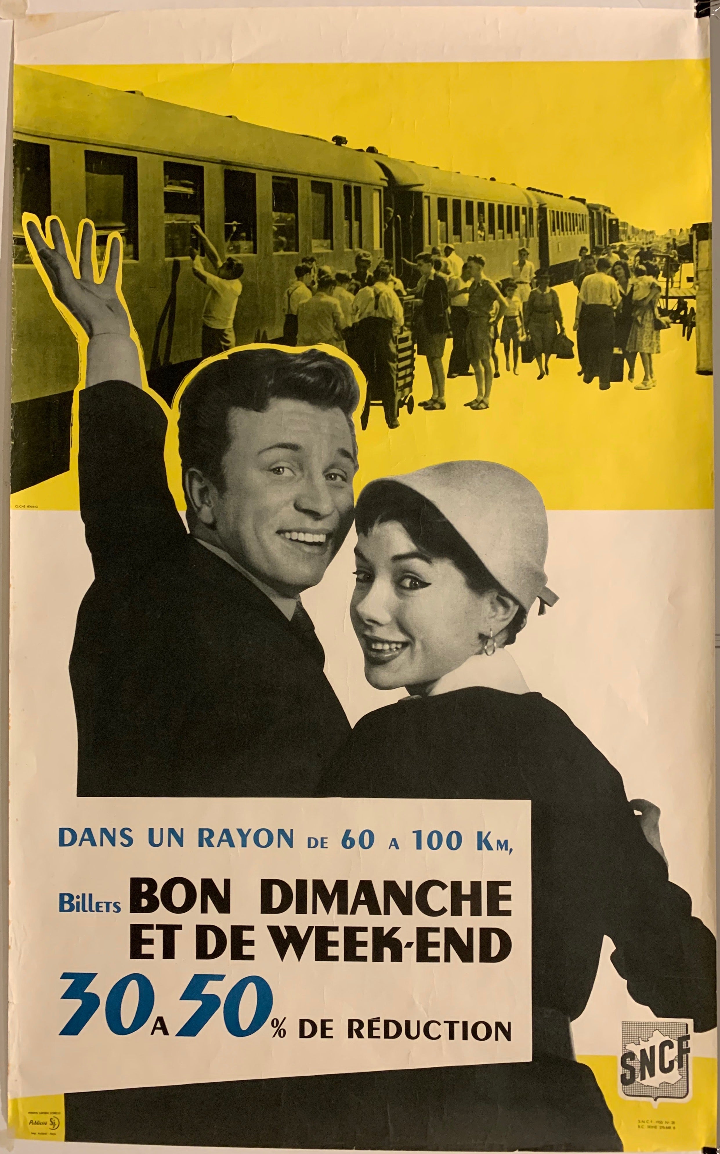 Billets Bon Dimanche et de Week-end Poster